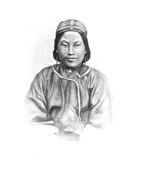 Portrait of a young Achuen Amoy.